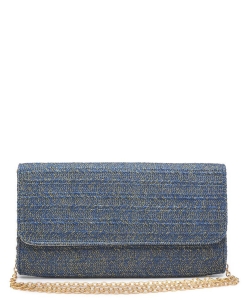 Urban Expressions Bahamas Solid Clutch Bag 15850A NAVY